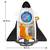 Little Tikes Adventure Rocket Space Astronaut for Kids 3 thumbnail
