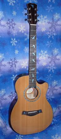 Guitar - solid woods -Spruce Top & Rosewood - 00 Size 1