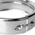 4.5" Motorcycle Passing Lights Trim Rings, Chrome Fog Lamp Visor Bezel 4 thumbnail
