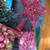 large lot of hot pink christmas tree decorations ornaments lights 4 thumbnail