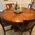 Stunning High-End Solid Wood Mahogany Veneer Dining Table + 6 Chairs 1 thumbnail