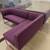 Vintage custom modern purple purple wool sofa sectional by by COR 4 thumbnail