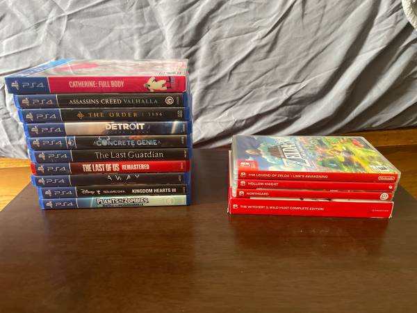 Various PS4 and Nintendo Switch Games for Sale 1