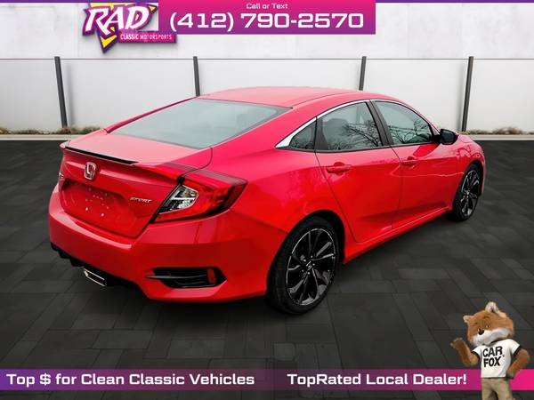 $318/mo - 2020 Honda Civic Sport - $18,995 (1174 Findlay Street, Washington PA, 15301)63625169577859123