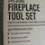 Fireplace tool set, NEW, broom, shovel, poker and stand, NEW 4 thumbnail