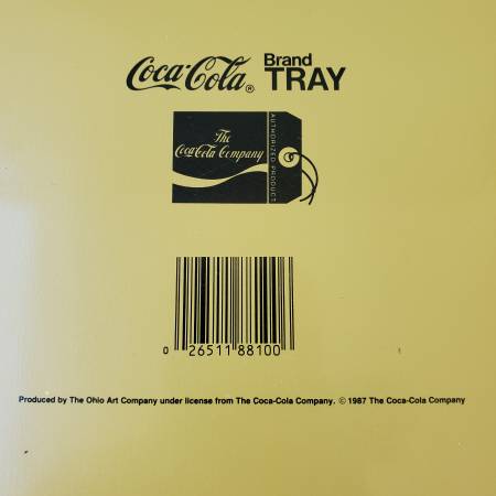 Vintage 1987 Coca-Cola Coke Santa Claus Christmas Oval Serving Tray - $10 (Tacoma)63471359773827123