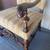19th Century Vintage French Renaissance Carved Walnut Throne Arm Chair 4 thumbnail