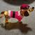 Wireframe Lighted Dachound Dog Santa Christmas Decoration 3 thumbnail