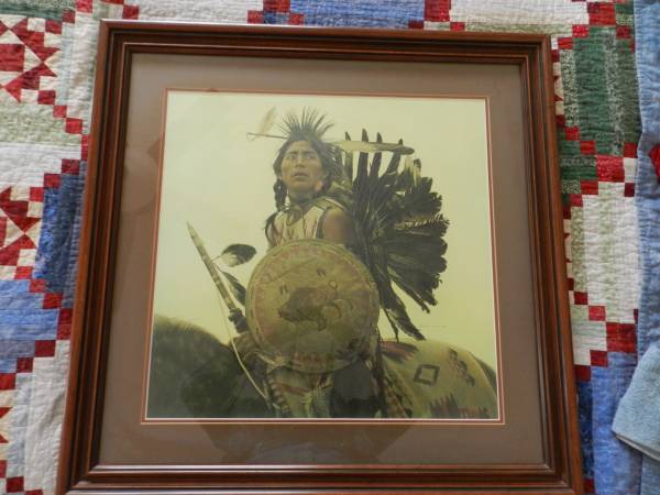 "Young Plains Indian" by James Bama 1