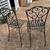 2 black Wrought iron outdoor chairs 3 thumbnail