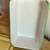 Vintage yellow and green enamelware rectangular refrigerator pan. 3 thumbnail