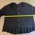 Alexia Von Beck Black Boiled Wool Cardigan Sweater jacket-Large/XL 7 thumbnail