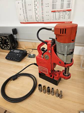 Compact Electromagnetic Drill Press 1