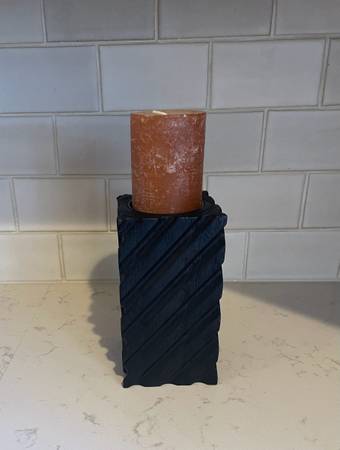 Wood Candle Holder 1