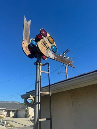 Original Double Arm Semphore Train Signal with Switches 1