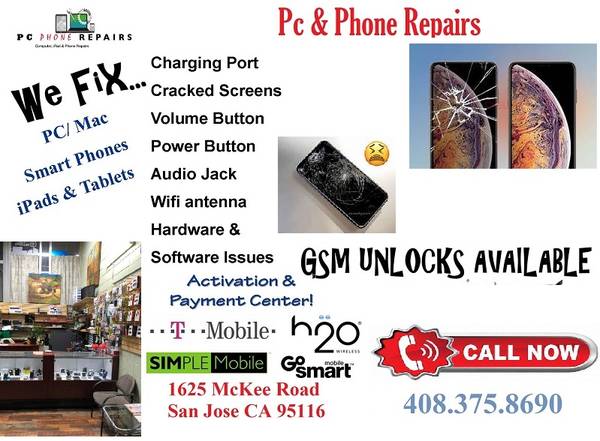 FIX IPHONE,IPAD,SAMSUNG,MOTO SCREN ,BATERY,PORT,PC,MAC,SALE PHONE,CALL 1