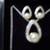 Fashion Jewelry ~ NECKLACE + EARRINGS  SET ~ Tear Drop with Pearls 1 thumbnail