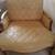 leather bergere chair/ottoman set 4 thumbnail