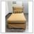 Custom Design Golden Silk Dupioni Rolled Back Chaise Lounge + Lumbar P 5 thumbnail