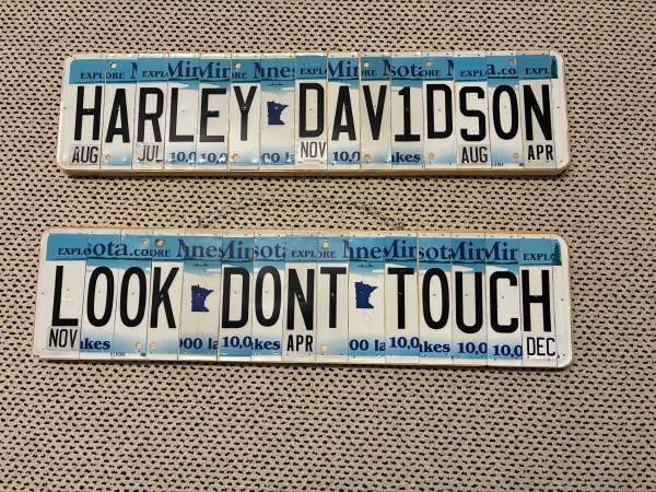 License Plate Signs 1