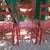 Three (3) Mottville Ladderback Chairs FA Sinclair antique Skaneateles 1 thumbnail