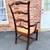 Antique Chippendale style ribbon high back armchair 12 thumbnail