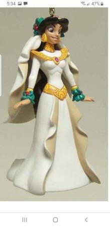 Jasmine - Boxed Disney Christmas Ornament by GROLIER 1
