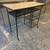 Mid century modern vintage Formica Top Iron Mesh Desk 5 thumbnail