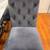 Rectangle Marble Dining Table with 6 grey velvet chairs 5 thumbnail
