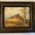 original signed oil board framed painting landscape farm house art 1 thumbnail