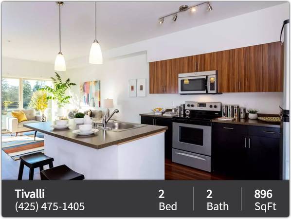 $2,316 / 2br - 896ft2 - Come home to a getaway - every day! Resort-style 2 bed, 2 bath! (Lynnwood)63948084357507121