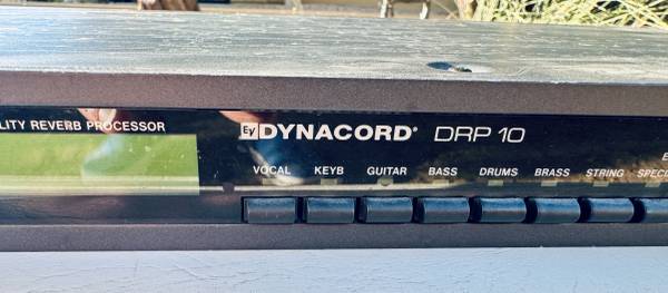 Dynacord DRP 10 Vintage 1980s Reverb Effects Processor Tested Working 1