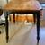 Wood rolling table with wheels, 3 chairs 2 thumbnail