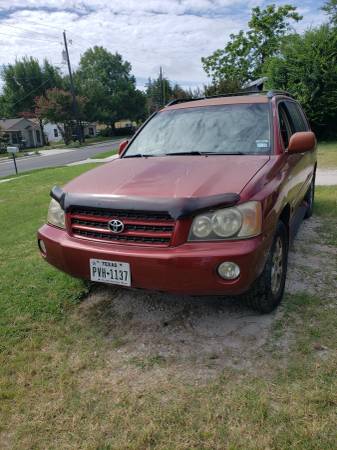 2002 Toyota Highlander - $2,950 (Fort Worth)63488478642435122