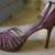 Carlos Santana NEW "Glam Rose Multi" Animal Print Purple Heel Pump Sho 1 thumbnail