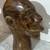 2 BEAUTIFUL VINTAGE AFRICAN CARVINGS - MARBLE HEAD OF MAN & WOOD BUST 4 thumbnail