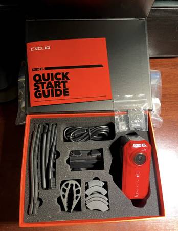 Cyqliq Fly6 Bicycle rear light camera bicycle. 1