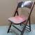 5 Vintage Padded Folding Chairs 2 thumbnail