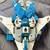 Robotech Alpha Fighter, Scott’s Blue from New Generation, Original 4 thumbnail
