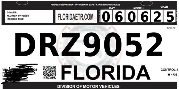 FLORIDA TEMP PLATE 1