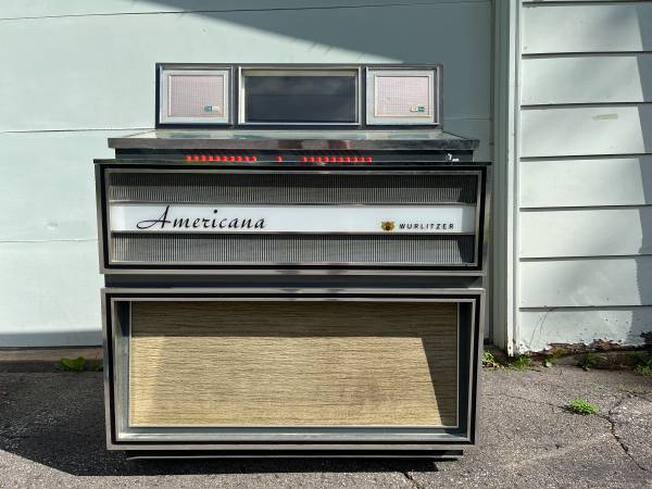 ENGLISH JUKEBOX（オリジナルバインダー付き） VINTAGE 1967 WURLITZER AMERICANA JUKEBOX - WORKING CONDITION