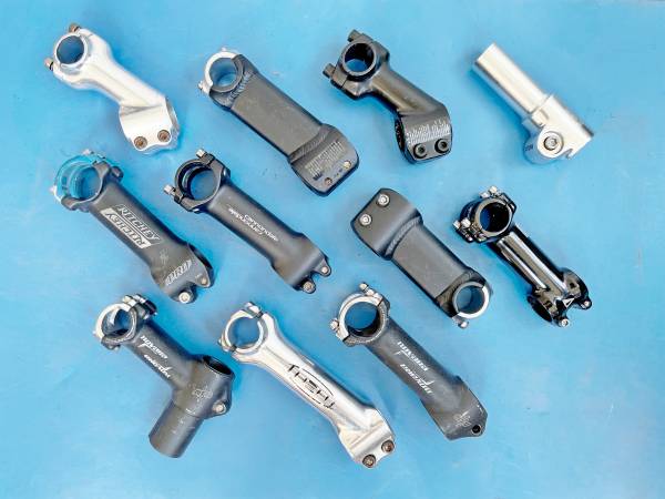 Open-clamp stems & 1 stem height adapter 1