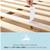 New 16 inch King Size Solid Wood Platform Bed Frame No Box Spring Need 6 thumbnail