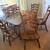 Vintage solid wood Dining set 8 chairs, table and 2 leaves. DELIVERY 1 thumbnail