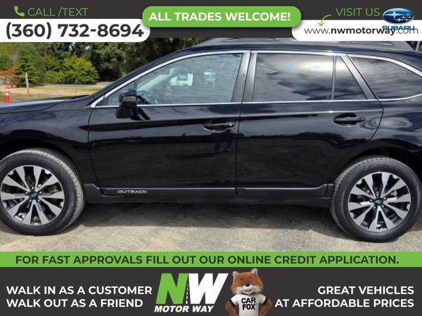 2017 Subaru Outback 25i Limited Wagon 4D - $14,995 (7160 Guide Meridian Rd., Lynden, WA 98264)63470887632385122
