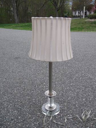 Glass Base Table lamp 1