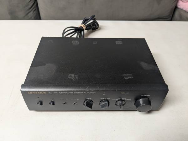 Excellent Optimus Sa-155 Integrated Stereo Amplifier 1
