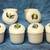 Secla Portugal 6 small Lidded Porcelain Jars with Serving Platter Exce 2 thumbnail