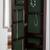 NEW: 50" Cherry Wood Wall Mounted Locking Jewelry Armoire w/ Mirror 2 thumbnail