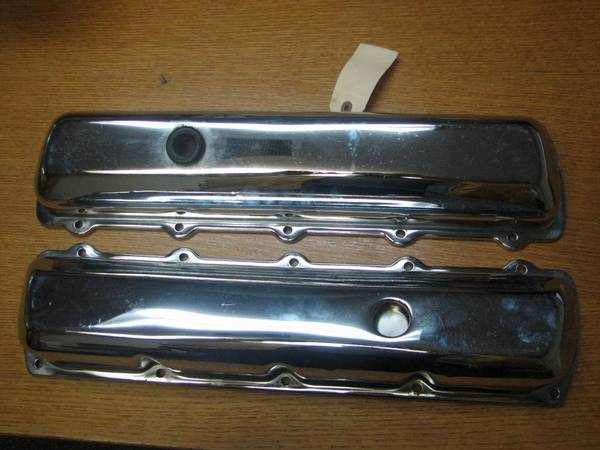 oldsmobile buick pontiac v8 engi  307 valve covers part olds 442 hurst 1